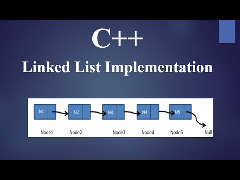 Linked List Implementation C++ | Data Structure Using C++ - YouTube