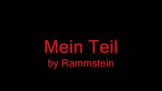 rammstein-Mein Teil Lyrics and english translation