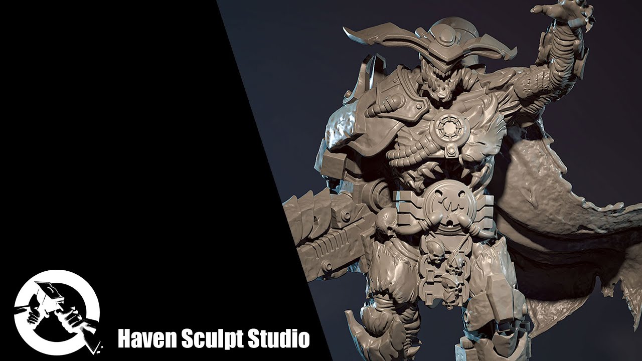 zbrush sculpting miniatures