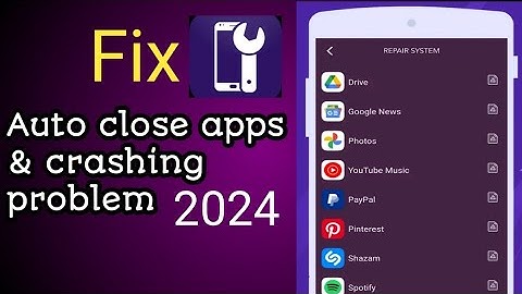 how to fix auto close apps | apps automatically closing suddenly on android 2024 |