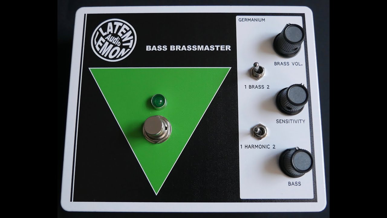 Germanium Bass Brassmaster - Latent Lemon Audio - bass octave fuzz