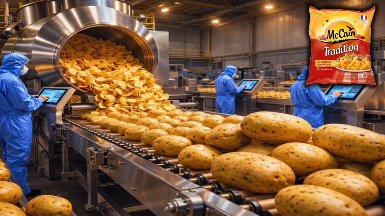 Comment c’est fait : Les frites — des millions de pommes de terre transformées chaque année