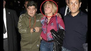 Information Maradona in London restaurant with girlfriend Guide