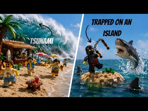 I Built BRICKWAVE City... Then a Tsunami Hit!