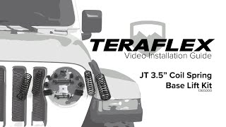 Jt 3.5 Coil Spring Base Lift Kit Install Teraflex