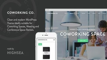 Coworking Co. - Creative Space WordPress Theme Free Download