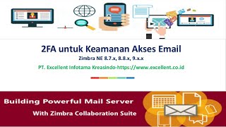 Implementasi Two Factor Authentication (2FA) pada Zimbra Mail Server