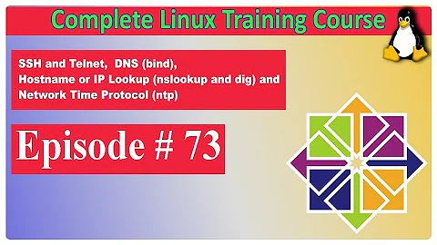 Episode No: 73 || SSH and Telnet, DNS, Hostname or IP Lookup & Network Time Protocol