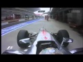 F1 India 2012 Hamilton Change his Steering Wheels - Onboard