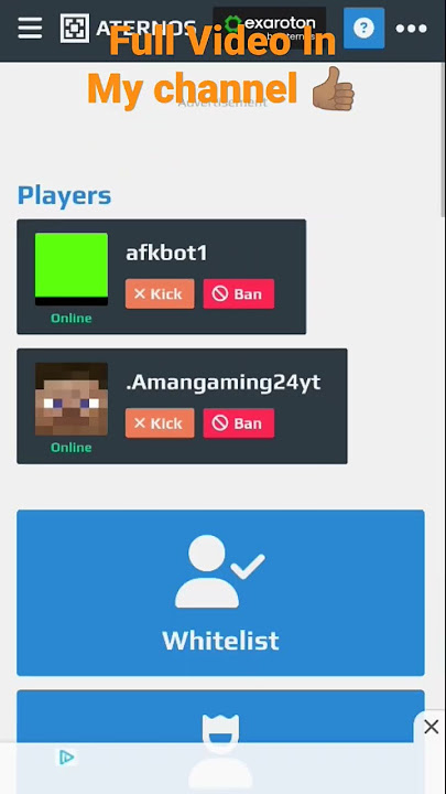 How to Make 24/7 bot In Aternos |#shorts #minecraft