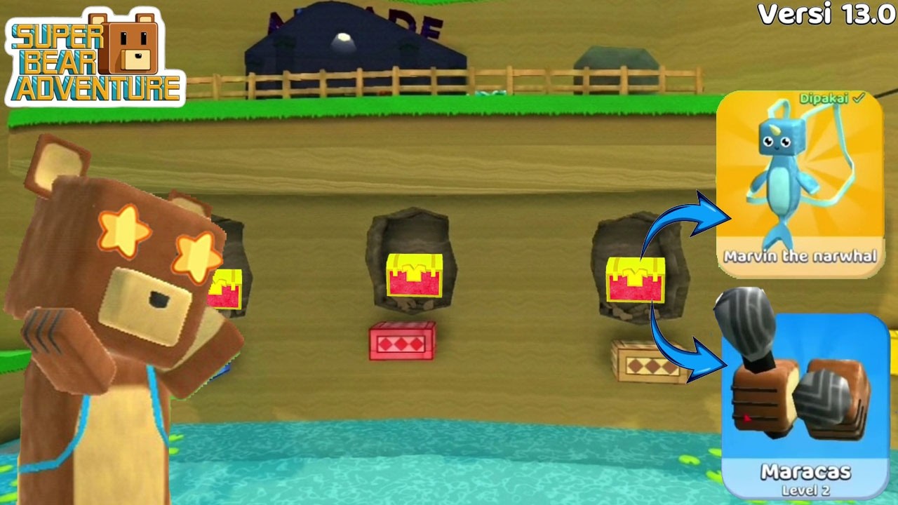 ISI UPDATE 13.0 SUPER BEAR ADVENTURE YANG PASTI MUNCUL DAN ADA, SUPER BEAR ADVENTURE