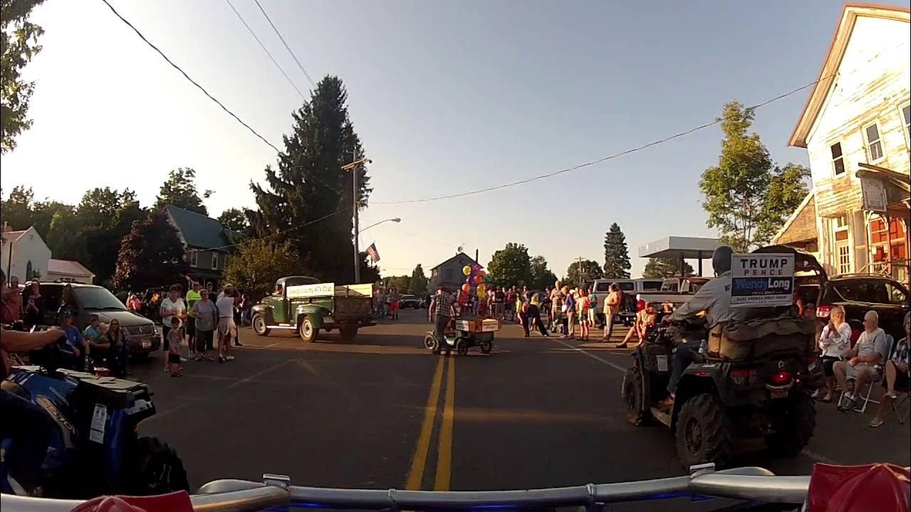 The Redfield old Home Days Parade with the Oswego County ATV Club 2016