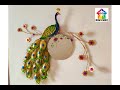 DIY Home Decoration : How to Make a Peacock from Plastic Spoons Crafts | DIY Projects