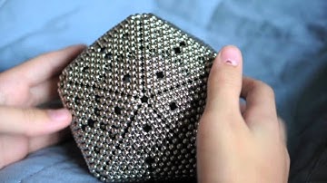 Zen Magnets - Dodecahedron of 6 Sided Polygons