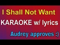 Instrumental I Shall Not Want Audrey Assad Karaoke With Lyrics 