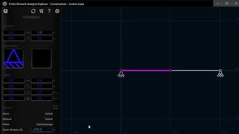 Finite Element Analysis Explorer - Quick-start