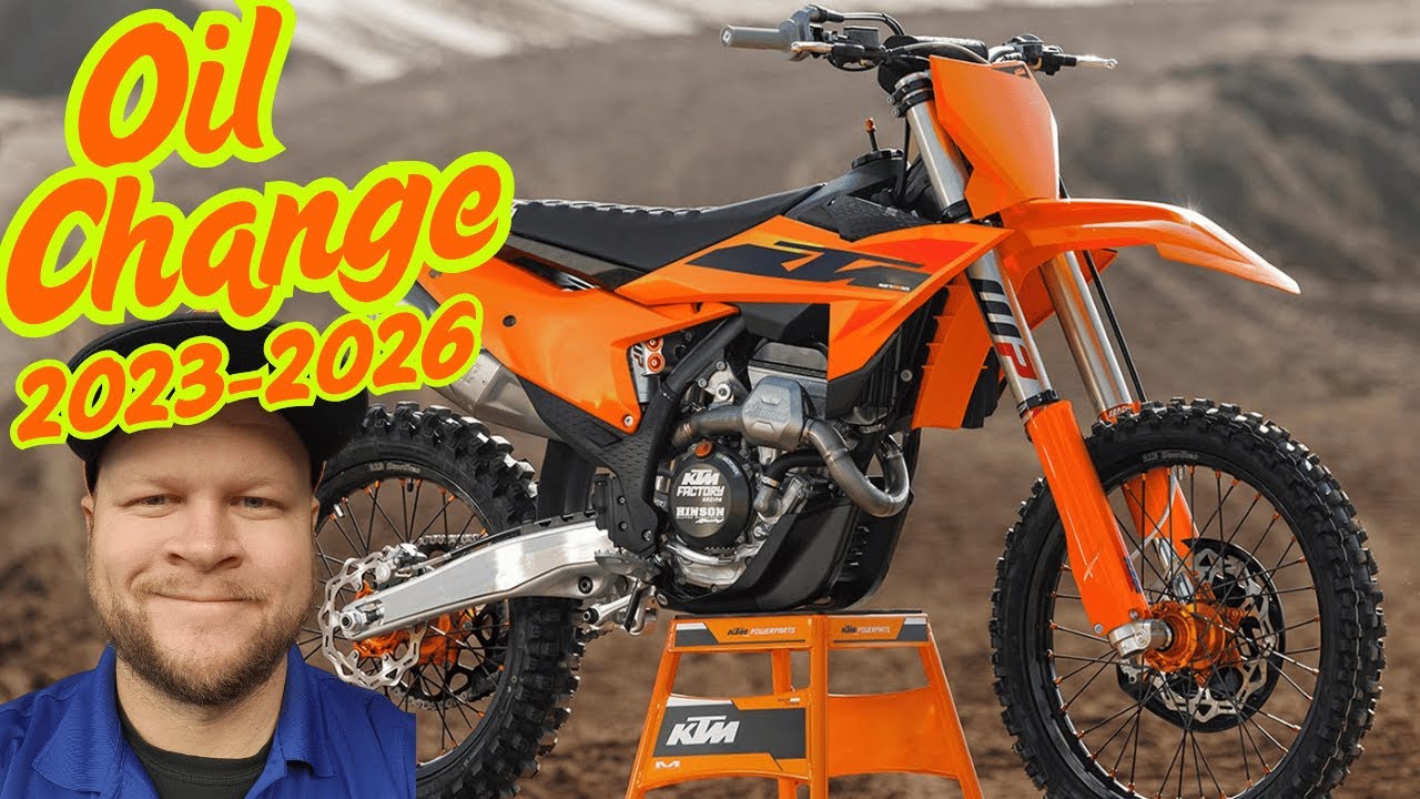 The BEST 2023-2026 KTM 250 / 350 Oil Change Video on YOUTUBE!