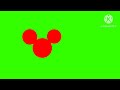 Disney Junior Red Mousehead Green Screen 