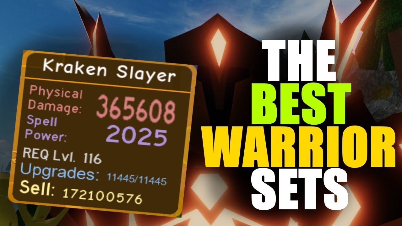 Max Warrior Sets 365kpot Roblox Dungeon Quest Youtube - roblox dungeon quest kraken slayer