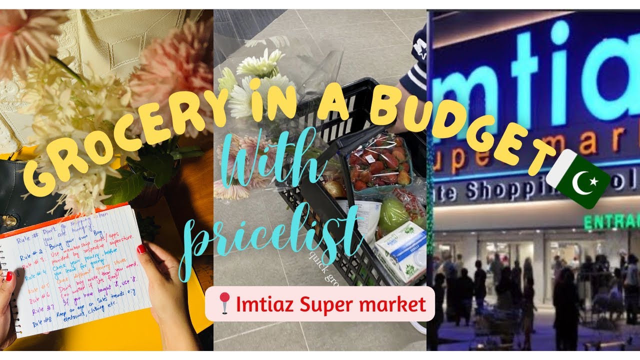 Budget Grocery shopping in Pakistan How to save money on groceries YouTube