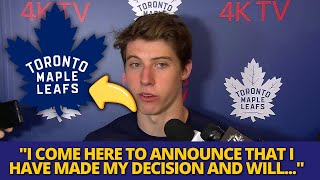 URGENT! THE BIG DECISION ABOUT MARNER'S FUTURE IS REVEALED! LOOK AT THIS! MAPLE LEAFS NEWS