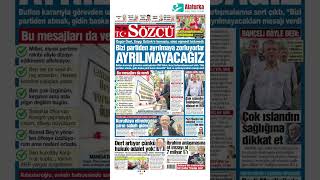 Sözcü Gazetesi 1. Sayfa - 28 Mayıs 2026