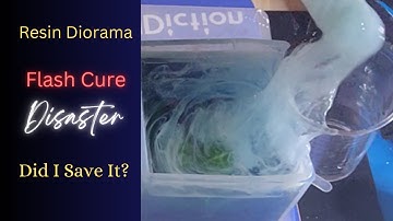 Resin Art Diorama 👀 FLASH CURED! 😧