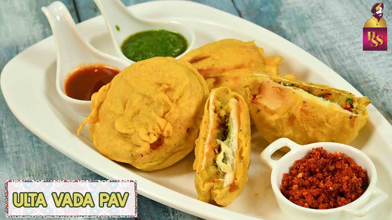 Ulta Vada Pav | उल्टा वड़ा पावी | Pav Inside Vada | Indian Street Food | #Vadapav #ChefHarpalSingh | chefharpalsingh