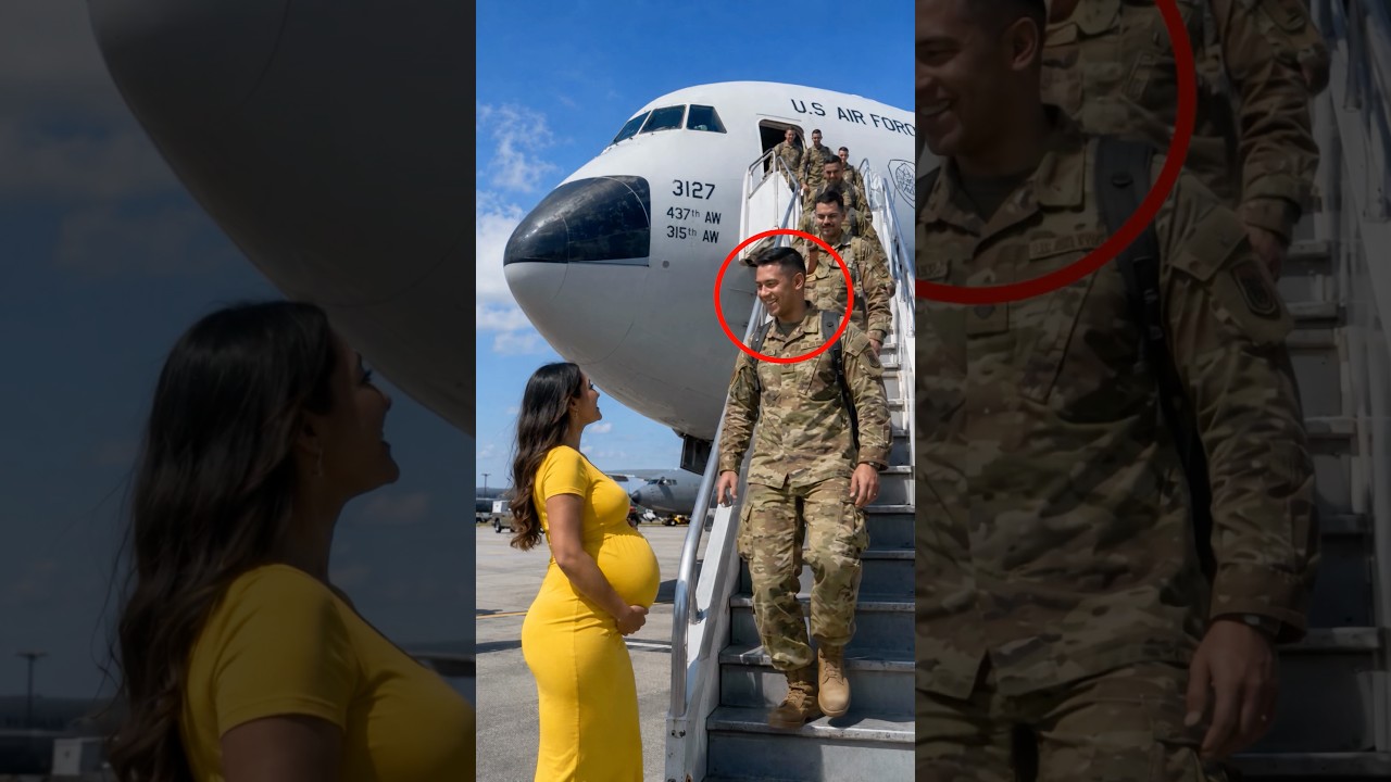 Soldier’s Wife Faked a Pregnancy for the Ultimate Homecoming Surprise! #kindness