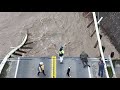 Red Warning flood damage - Hawkes bay - New Zealand - by drone