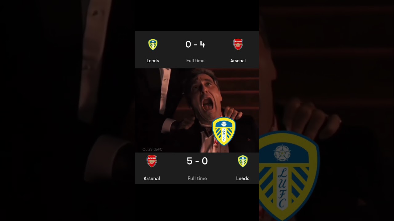 Arsenal owns Leeds United 😂