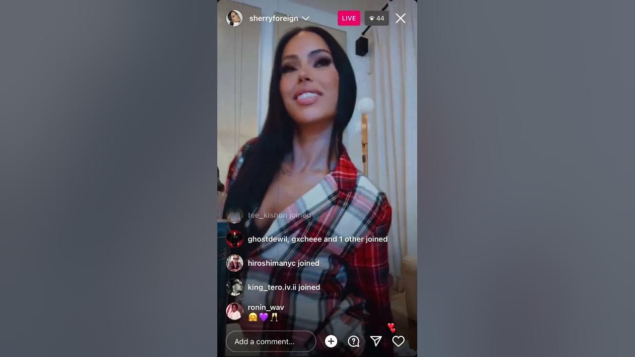 Sherry Foreign Instagram Live December 16 2023 YouTube instagram