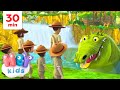 Un cocodrilo de África 🐊 | Canciones con Animales para Niños | HeyKids - Canciones infantiles