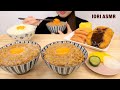 【ASMR / 咀嚼音】納豆ご飯 卵かけご飯 NATTO RICE RAW EGG ON RICE 낫토 간장계란밥 【Eating Sounds】