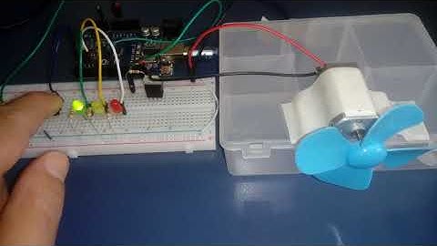 Controlando um motor DC com Arduino com transistor (varia velocidade) - Arduino #Intermediário I05