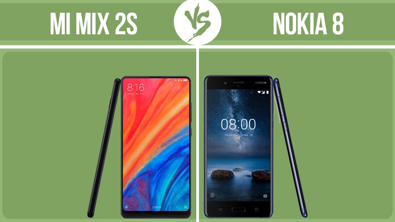 Xiaomi Mi Mix 2s vs Nokia 8 ️ - YouTube