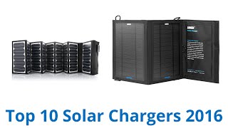 10 Best Solar Chargers 2016