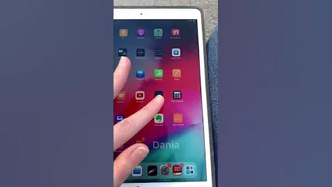 I left my ✨iPad✨ outside for people to draw on it🥰😳 | DANIA (#Shorts)