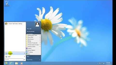 Adding a start menu to Windows 8