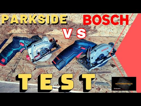 Bosch GKS 12V 26 vs Parkside PHKSA 12V Test