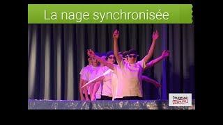 La nage synchronisée, spectacle des portes ouvertes 2017 Chanoine-Beaudet