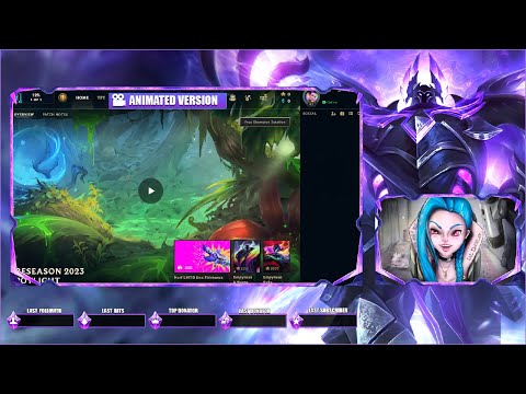 💜🎞️ASHEN GRAVEKNIGHT MORDEKAISER - ANIMATED LOBBY OVERLAY