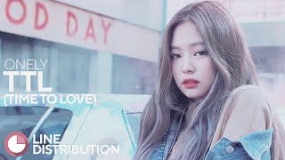 ONELY (Eunbi, Youngmin, Jennie, Chungha, Jeno) - TTL (Time To Love) | Line Distribution