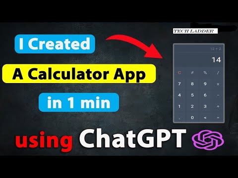 Build a calculator app in 1 min #chatgpt #openai