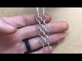 Wire Wrapping Tutorial: Honeycomb Pattern