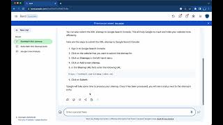 Find and Audit the Sitemap of a Website With Google Bard