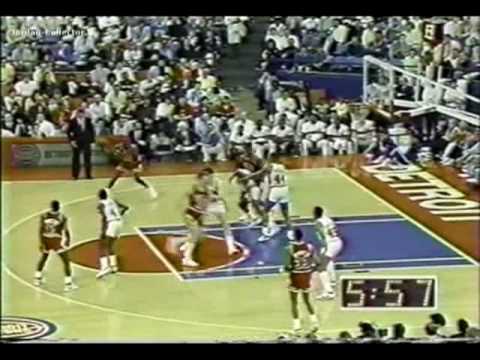 MICHAEL JORDAN:59 pts vs Detroit Pistons (1988.04....