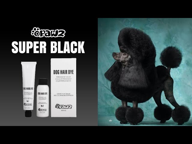 Super Black Dog Hair Dye by OPAWZ- Lasts 20 Washes