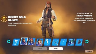 All Fortnite Pirates of the Caribbean Rewards - Jack Sparrow and Elizabeth Swann