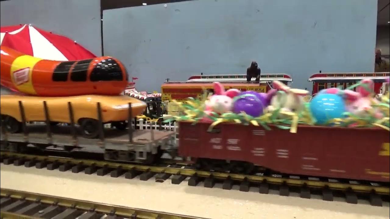 Casey Jones steam engine o scale model train at Titletown Train Show